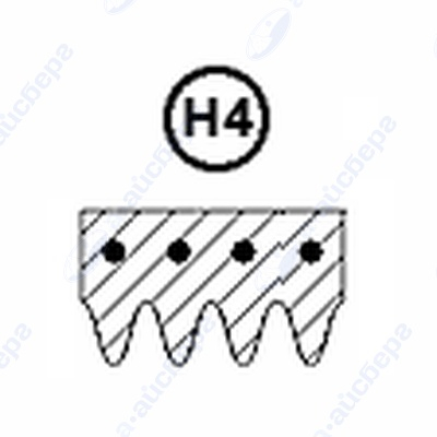 Ремень 2337 H4 LG 4400EL2001F