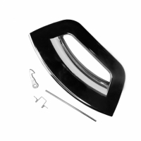 Ручка люка Ariston, Indesit, пластик, хром, 287769